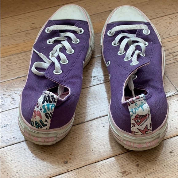 Purple and Pink Converse Size 6 US - Picture 3 of 6